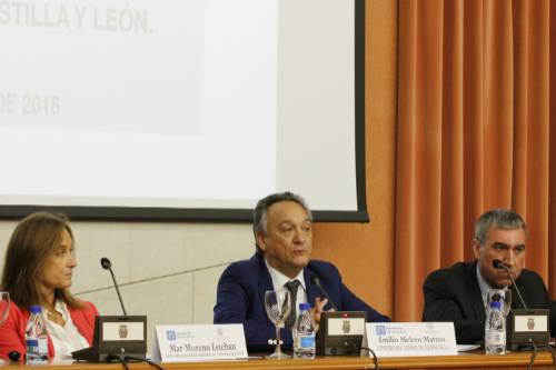 Mar Moreno, Emilio Melero y Vidal Delgado